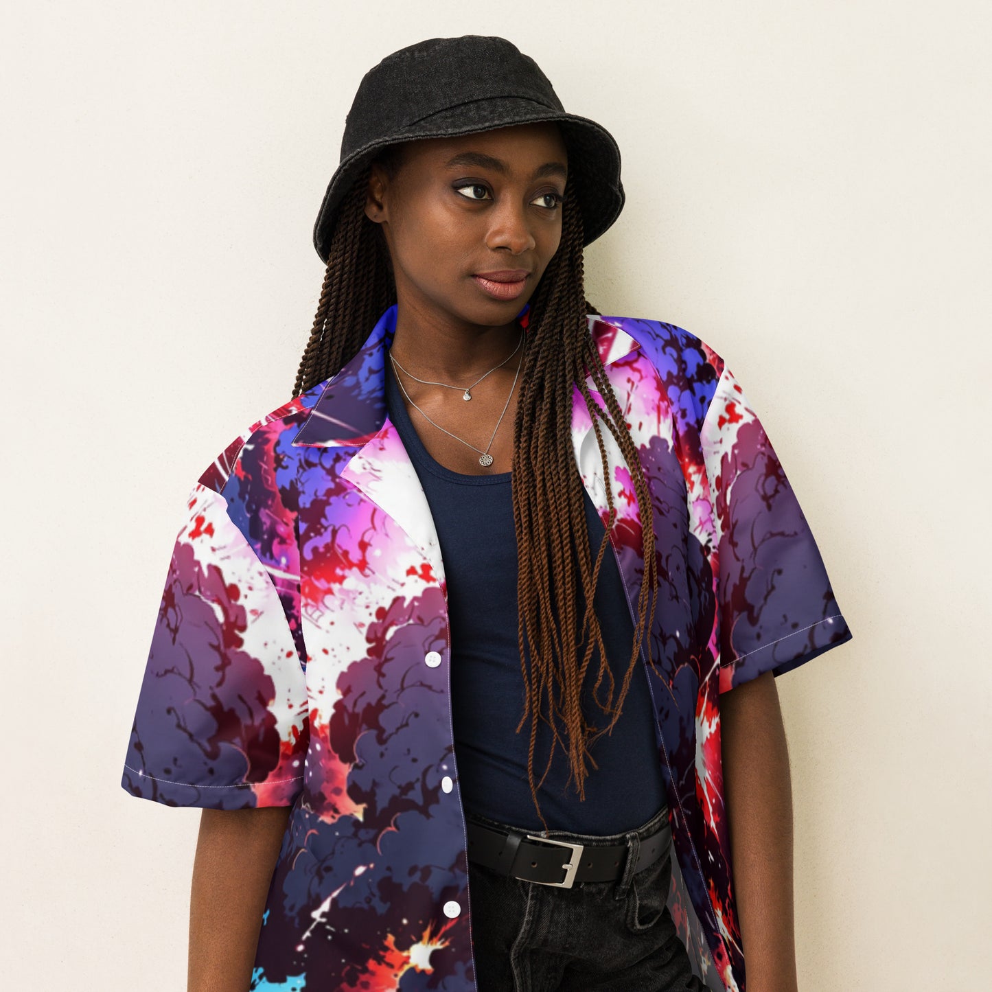Unisex button shirt